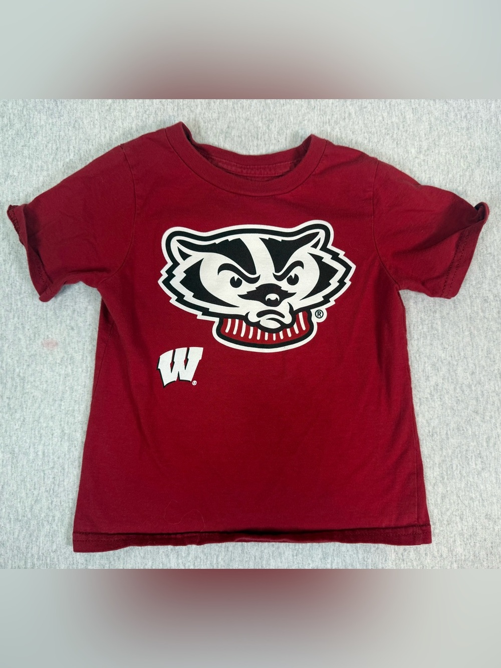 Gen2 Wisconsin Badgers Bucky Badger Graphic T-Shirt Red - 3T